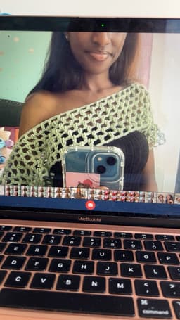 Oversized mesh off-the-shoulder short-sleeved bolero / shrug with tassels thumbnail 2