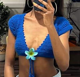 Ocean Blue Tinkerbell Top thumbnail 2