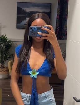 Ocean Blue Tinkerbell Top thumbnail 3