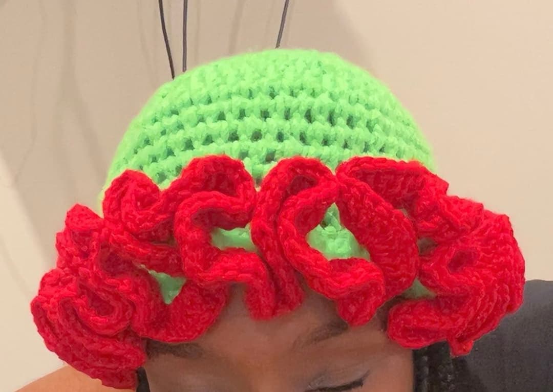 Watermelon Ruffle Hat