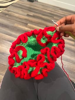 Watermelon Ruffle Hat thumbnail 3